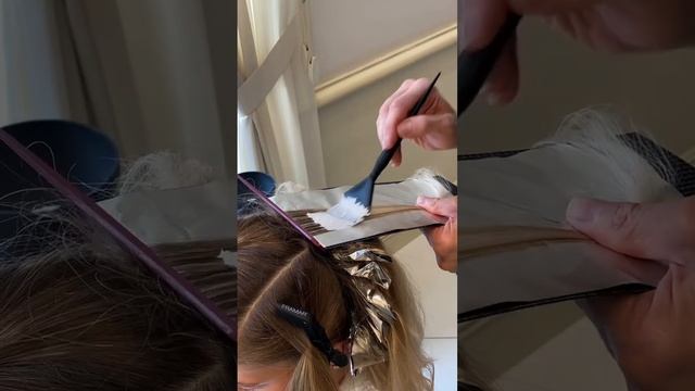 рельефное окрашивание, мелирование волос смотреть онлайн