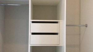 Встроенный шкаф под натяжной потолок без закладной