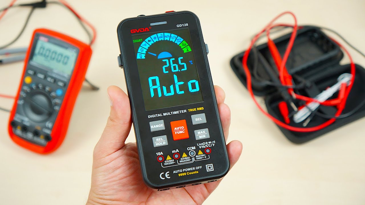 УМНЫЙ МУЛЬТИМЕТР ? GVDA GD128 TRUE RMS ИЗ КИТАЯ С АЛИЭКСПРЕСС смотреть онлайн