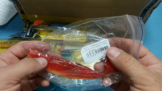 Unboxing посылки c воблерами, силиконовыми приманками и блеснами от интернет магазина Fmagazin смотреть онлайн