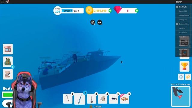 *BEST* way to DEFEAT the BOSS in Fishing Simulator - ROBLOX смотреть онлайн
