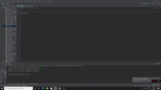 18. Ders Python - Kullanıcıdan input alarak .txt Dosyası Yazma смотреть онлайн