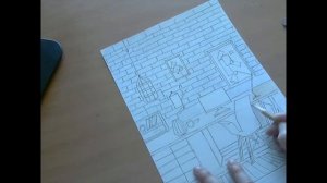 Эскиз  интерьера комнаты 7 кл.ИЗО