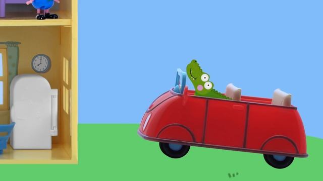 Peppa Pig Game | Crocodile Hiding In Family Home Playset Toys смотреть онлайн