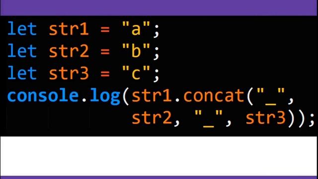 JavaScript String Concat смотреть онлайн