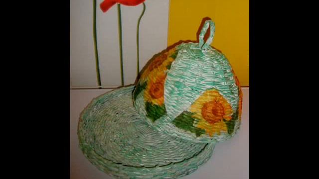 ?Плетение из газет. Вазы, короба, шкатулки, башмаки. Часть№2 смотреть онлайн