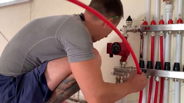 Подключение коллектора тёплого пола смотреть онлайн