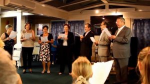 Капитанский ужин на теплоходе Илья Репин 2 09 2014г