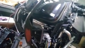 ДАФ 106 Холодный  воздух  из печки с левой стороны.Есть решение