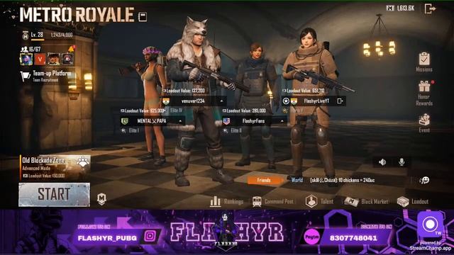 Metro Royale Live || Flashyr is Live || Day 12 in Metro royale || Live in iphone 11 смотреть онлайн