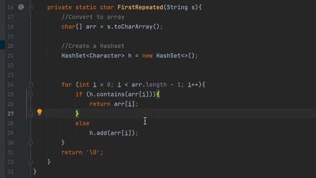 [Solved] - How to Find First Repeated Character in String?? Example Tutorial | Code Below смотреть онлайн