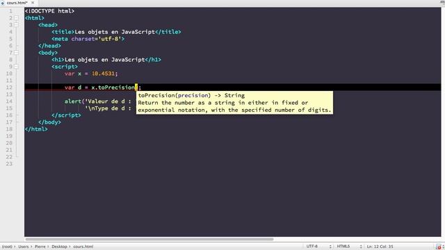 COURS COMPLET JAVASCRIPT [22/65] - L'objet Number, propriétés et méthodes смотреть онлайн