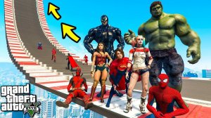 КАК ДАЛЕКО СУПЕРГЕРОИ СМОГУТ ЗАБРАТЬСЯ ПО СТУПЕНЬКАМ ЛЕСТНИЦЫ ГТА 5 МОДЫ ВИДЕО ОБЗОР МОДА GTA 5 MODS