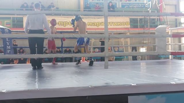 ЧиП СКФО по кикбоксингу г. Избербаш Туркин Артём Синий угол