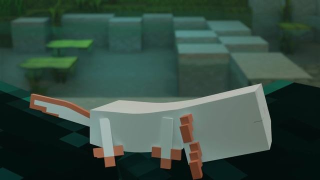 Warden And Axolotl [Minecraft Animation]