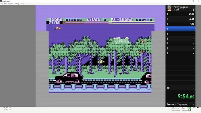 C64 speedrun Potty pigeon (トイレハト) [1984] Former W.R. 1-5 12:42.200 смотреть онлайн