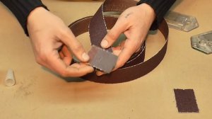 как склеить ленту на Ленточно-шлифовальный станок-гриндер(проверенный способ).