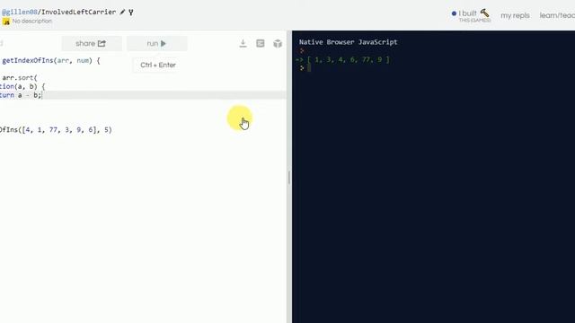 Javascript Challenges - return the index of a number within a given array смотреть онлайн