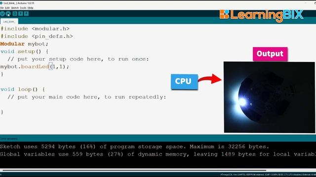 Led Blinking Script Coding смотреть онлайн
