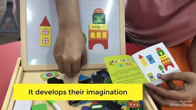 Wooden Magnetic Puzzles Game Set смотреть онлайн