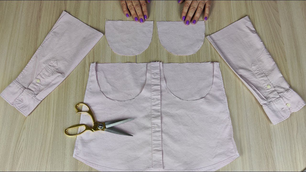 НОВАЯ ИДЕЯ ИЗ СТАРОЙ РУБАШКИ! ПОТРЯСАЮЩАЯ ПЕРЕРАБОТКА! смотреть онлайн