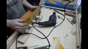 Станок для сверления рамок, своими руками.