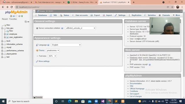 PHP WORKSHOP(Connection b/w PHP & MYSQL)for BCA 2nd year,PPU,22-11-21 смотреть онлайн