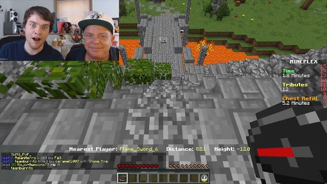 TEACHING MY UNCLE HOW TO PLAY MINECRAFT!!! смотреть онлайн