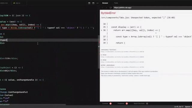 JSON Viewer App | React JS смотреть онлайн