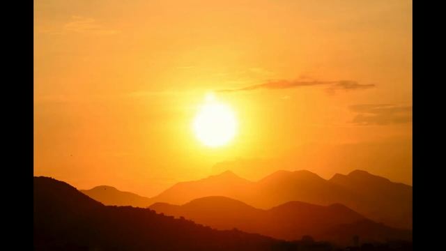 Relaxing Beautiful Sun Set View