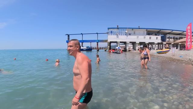 Сам не верю!!!! Водичка супер!!! Замеряю 03.06.2023г. ?ЛАЗАРЕВСКОЕ СЕГОДНЯ?СОЧИ. смотреть онлайн