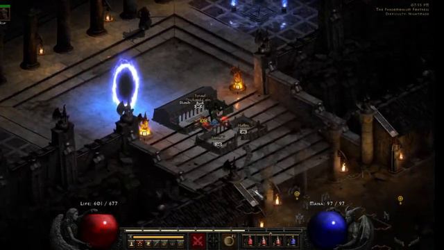 Diablo 2 Resurrected Paladin Act 4 Nightmare смотреть онлайн