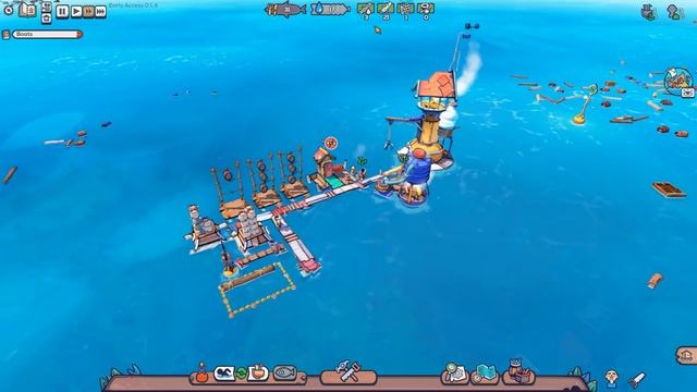 Flotsam - (Waterworld Colony Building Game) смотреть онлайн