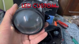 Установка би лед линз в фольцваген пассат б6 VIPER ZOOM NORTH WARIOR 3 чипа/ разбор не разборных фа