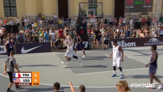 France v USA - Men's Quarter-Final Full Game - 2015 FIBA 3x3 U18 World Championships смотреть онлайн
