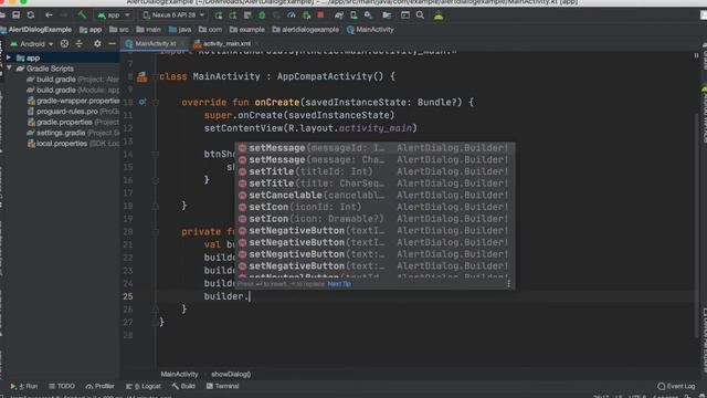 How to show AlertDialog in Android with Kotlin смотреть онлайн