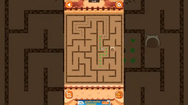 Maze Cat Rookie Level 18 смотреть онлайн