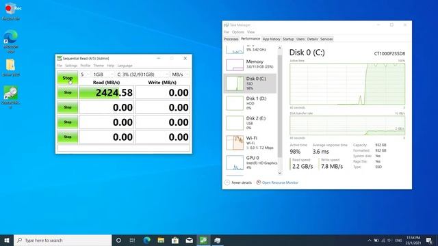 Crucial P2 M.2 NVMe SSD 1Tb Unboxing | Lenovo Y520 смотреть онлайн