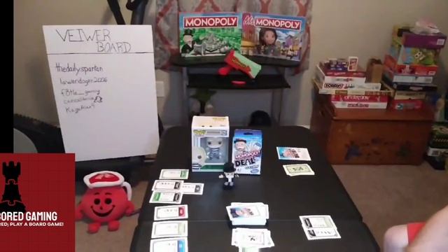 Monopoly Month: Monopoly Deal Card Game Full Playthrough! смотреть онлайн