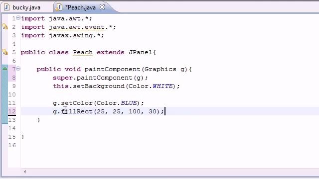 Java Programming Tutorial 84 Drawing Graphics смотреть онлайн