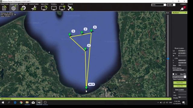 Кораблик для рыбалки. Автопилот на APM 2.8 #1 смотреть онлайн