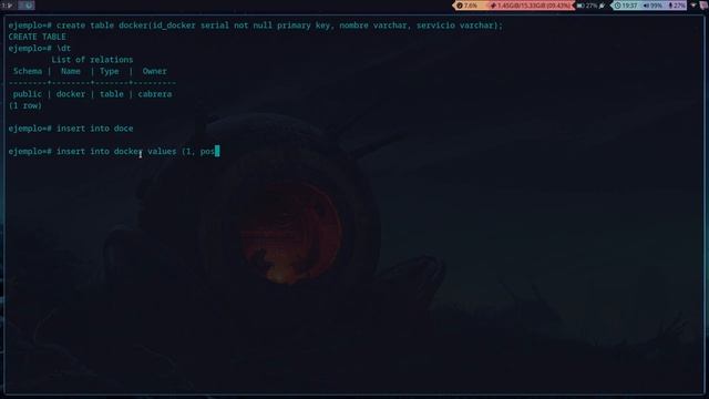 Comandos Basicos de PostgreSQL usando Docker - PostgreSQL Basic Commands using Docker смотреть онлайн