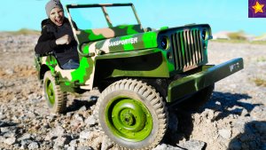 ЧУТЬ не СЛОМАЛИ ДЖИП из КИТАЯ!!! Почему ИГОРЮША стал УПРАВЛЯТЬ Внедорожником Видео для детей