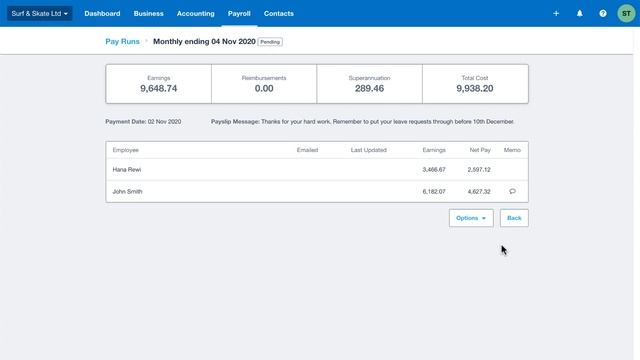 Your first pay run | Xero Payroll (NZ) смотреть онлайн