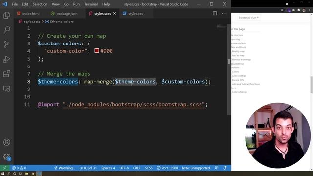 ? Cómo PERSONALIZAR los estilos CSS en BOOTSTRAP 5 con SASS ✅ (crea tu propio tema!) смотреть онлайн