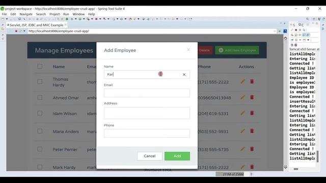 Build a CRUD MVC JEE Application смотреть онлайн