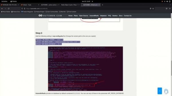 cPanel Redis per user for Redis Object cache Wordpress