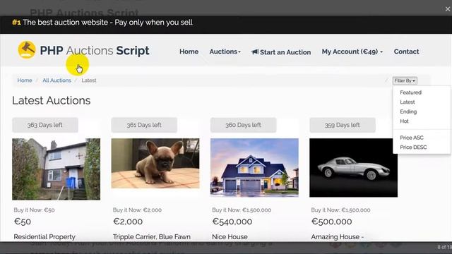 Free Download PHP Auctions Script смотреть онлайн