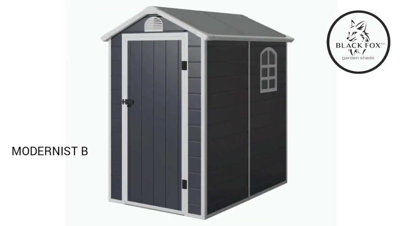 Сарай пластиковый Black Fox Modernist B 2,5м2 смотреть онлайн