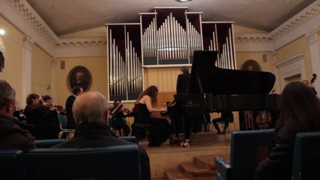 Igor Shcherbakov - "Motus" for piano and strings; piano - Solomia Petsa-Oslavska смотреть онлайн